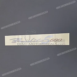 Side cowling decal