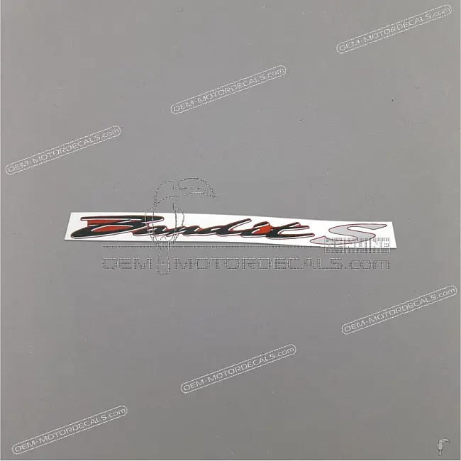 Suzuki GSF600S Bandit Seitenverkleidungs-Emblem OEM 6868131F00CU9