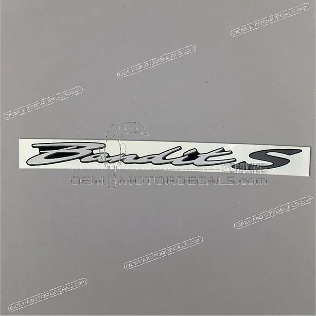Emblema Suzuki GSF600S Bandit para Carenado Lateral OEM 6868131F00FU2