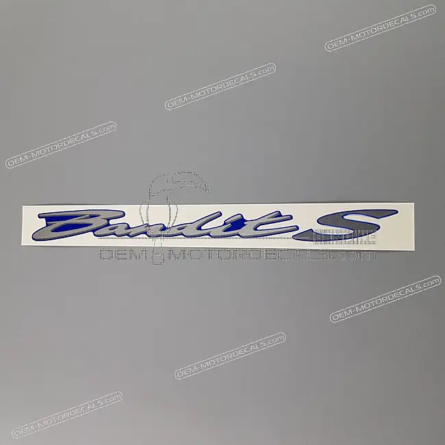 Suzuki GSF600S Bandit Emblema Fiancata Carenatura Originale OEM 6868131F00NW4