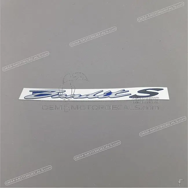 Suzuki GSF600S Bandit Side Cowling Bandit Emblem OEM 6868131F01GW8 Factory Graphic