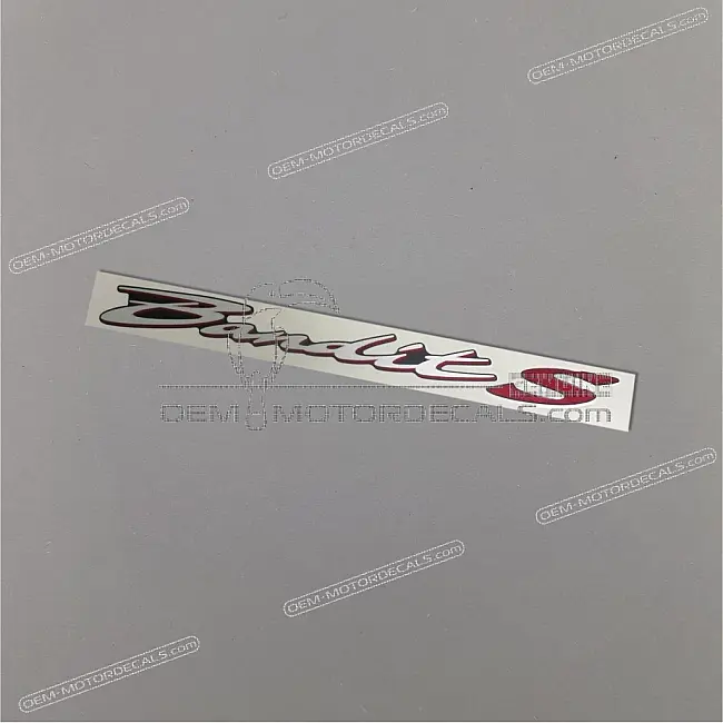 Suzuki GSF600S Bandit Emblema carenatura laterale Bandit Lato Sinistro OEM 6868131F01MB8
