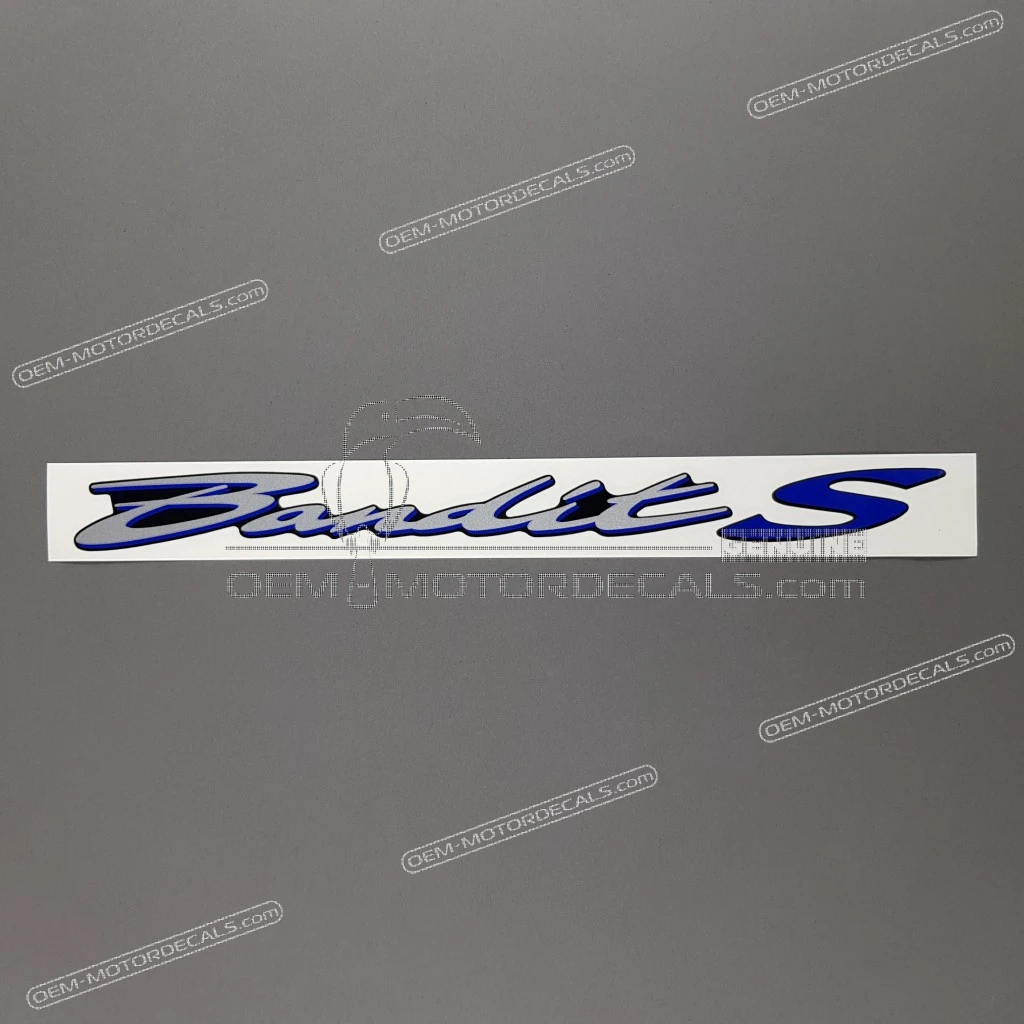 Emblema Suzuki GSF600S Bandit carenatura laterale OEM 6868131F01NW3