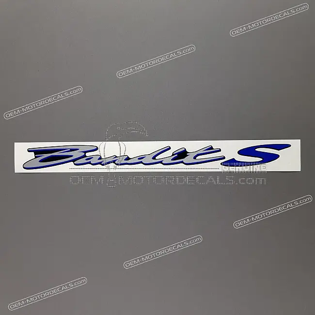 Emblema Suzuki GSF600S Bandit carenatura laterale OEM 6868131F01NW3