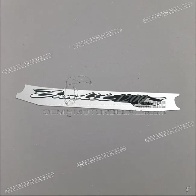 Suzuki GSF1200S Bandit Side Cowling Emblem OEM 6868132F00GW2