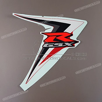 Rechter zijkuip GSX-R grafische sticker, rechterkant