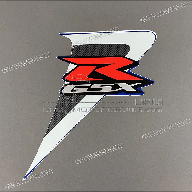 Suzuki GSXR750 Zijpaneel GSX-R Sticker rechterzijde OEM 6868502H00DCC