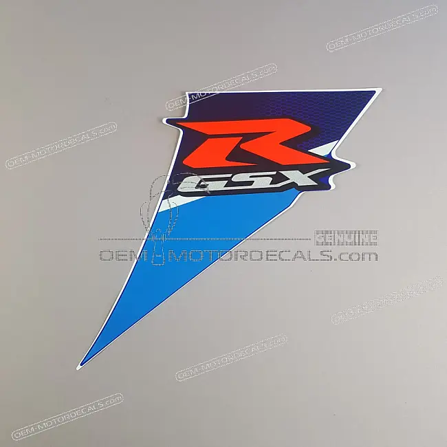 Suzuki GSXR750 Side Cowling Graphic Right Side OEM 6868502H20DZJ