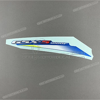 Side cowling decal, right side