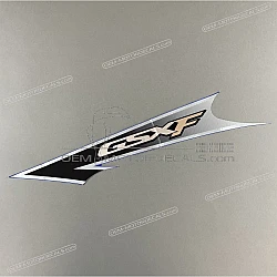 Side cowling decal, right side