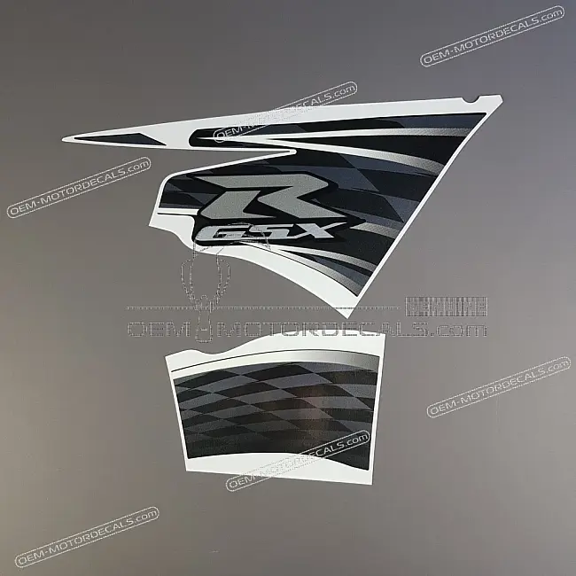 Suzuki GSXR600 Graphisme de carénage latéral GSX-R côté droit OEM 68685-14J10-JWR