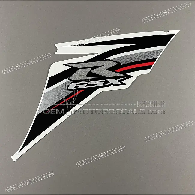 Suzuki GSXR600 rechte Seitenverkleidung GSX-R Grafik Aufkleber Rechts OEM 6868514J20AHF