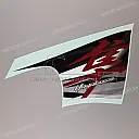 Hayabusa side cowling graphic, right side