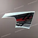 Hayabusa side cowling graphic, right side