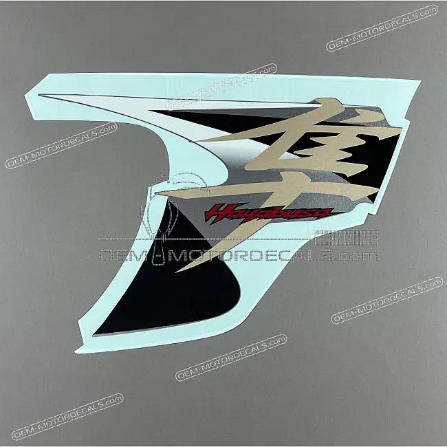 Suzuki GSX1300R Hayabusa Seitenverkleidung Grafik Aufkleber Rechte Seite OEM 6868515H40AJ7