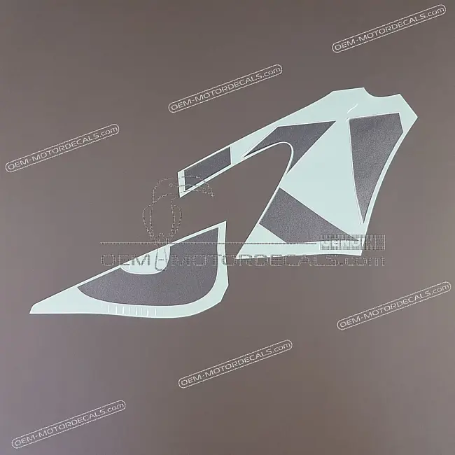 Suzuki GSX-R1000 Carcasa lateral GSX-R pegatina lado derecho OEM 6868517K10BQS