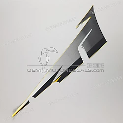Side cowling decal, right side
