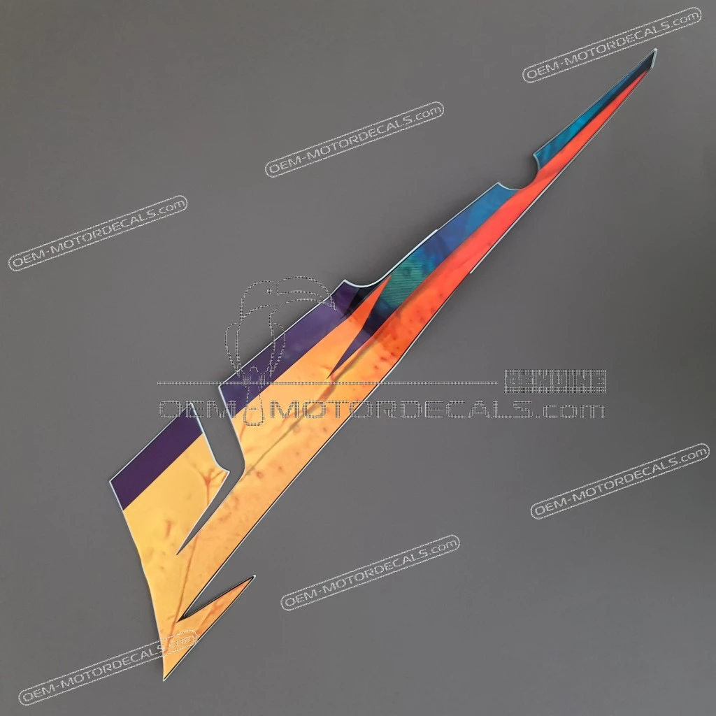 Suzuki GSX750F Adesivo carenatura superiore destra lato destro OEM 6868521C10Z57