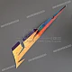 Suzuki GSX750F Adesivo carenatura superiore destra lato destro OEM 6868521C10Z57