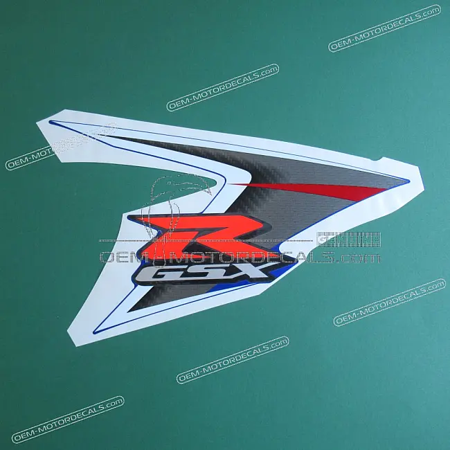 Suzuki GSXR600 Autocollant Carénage Latéral Droit OEM 6868537H00FNH