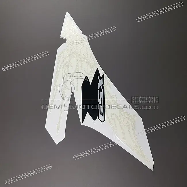 Suzuki GSX-R600 Carenado Lateral Adhesivo GSX Derecho OEM 68685-37HA0-GTV