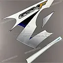 Side cowling decal, left side