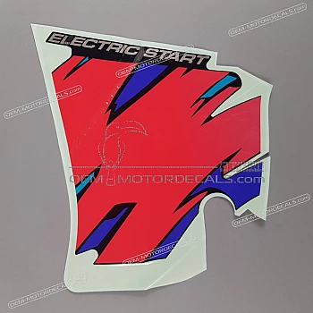 Side cowling decal, left side