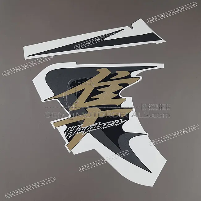 Suzuki GSX1300R Hayabusa Side Cowl Graphic Set Left Side Authentic OEM 6869015H00EYL