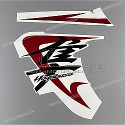 Side cowling decals set, left side