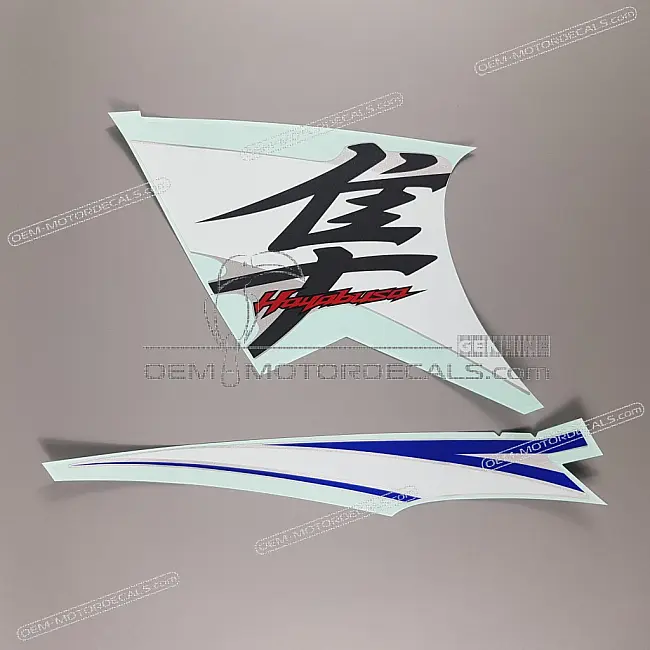 Suzuki GSX1300R Hayabusa Side Cowling Hayabusa Graphic Left Side OEM 6869015H20BAA