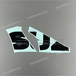 Juego de pegatinas para panel lateral , lado izquierdo