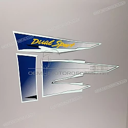 Side cowling decals set, left side