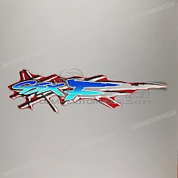Side cowling decals set, left side