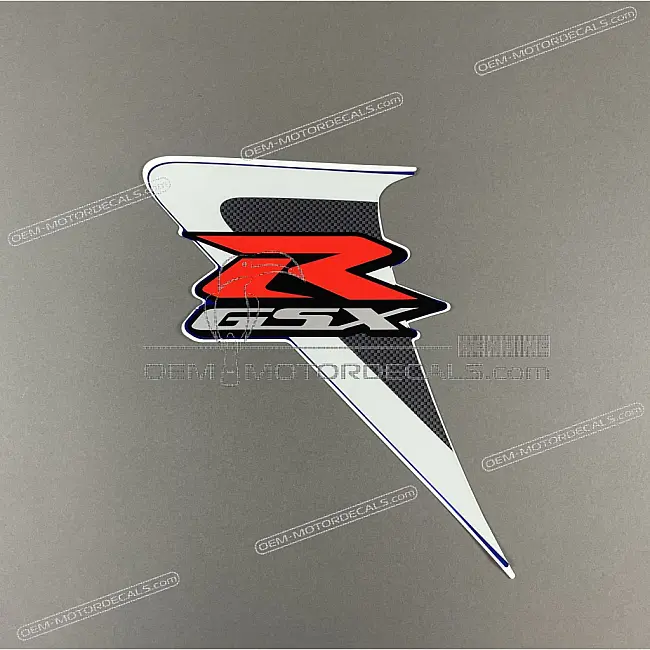 Suzuki GSXR750 carcasa lateral GSX-R pegatina lado izquierdo OEM 6869502H00DCC