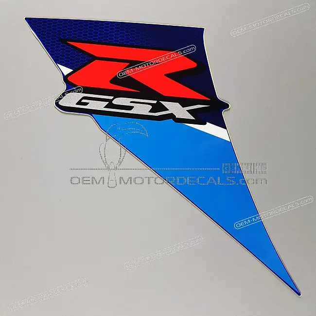 Suzuki GSXR750 Side Cowling GSX-R Tape Left Side OEM 6869502H20DZJ Genuine Factory Graphic
