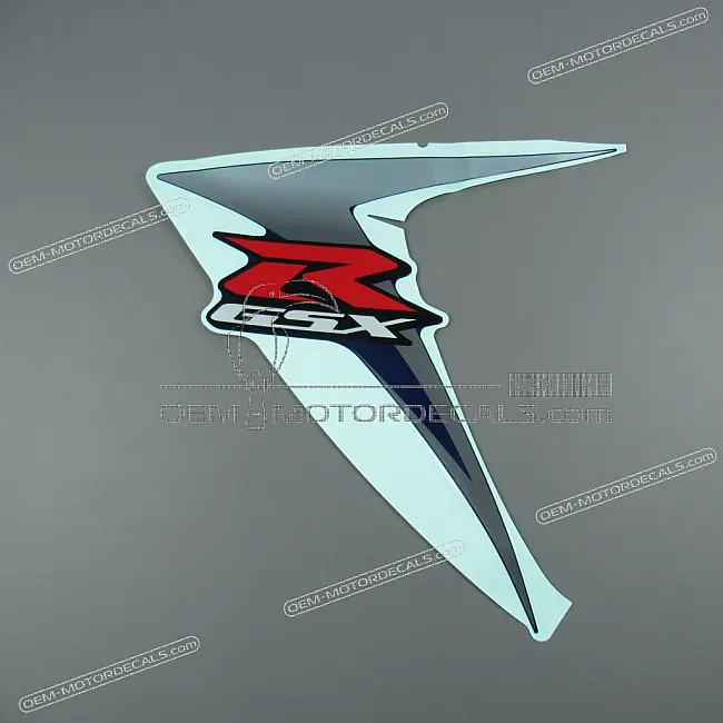 Suzuki GSXR750 Seitenverkleidung GSX-R Grafik linke Seite OEM 6869502H30DZG