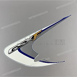 Autocollant de panneau latéral, côté gauche