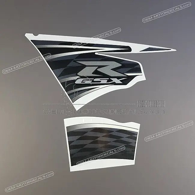 Suzuki GSXR600 Carenado Lateral Izquierdo Logo Gráfico GSX-R Adhesivo Izquierdo OEM 68695-14J10-JWR