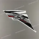 GSX-R sticker linker zijkuip