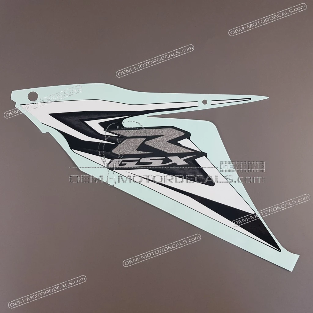 Suzuki GSX-R600 Carena Laterale GSX-R Grafica Adesivo Lato Sinistro OEM 68695-14J30-ASQ