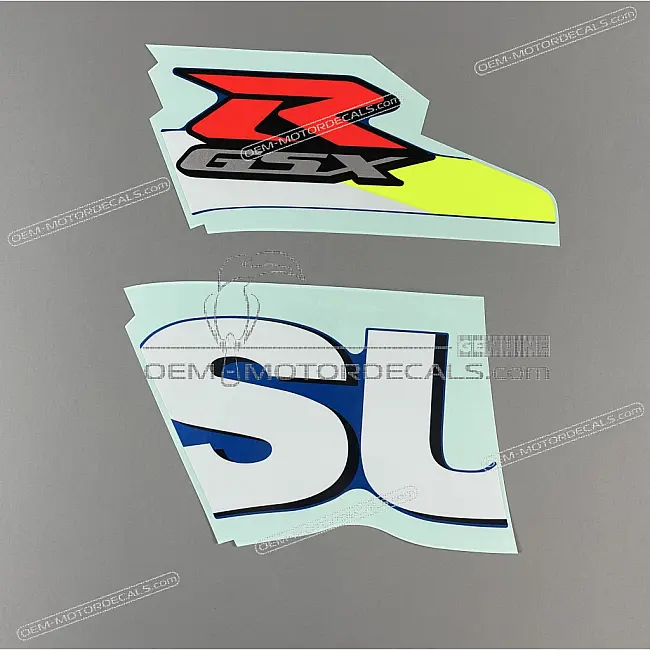 Suzuki GSXR600 Autocollant Carénage Latéral GSX-R Gauche OEM 6869514J40A3J