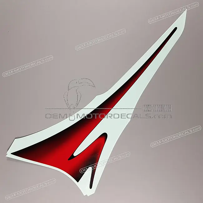 Suzuki GSX1300R Hayabusa Untere Seitenverkleidungs-Aufkleber linke Seite OEM 6869515H10HUZ