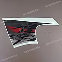 Hayabusa side cowl graphic, left side