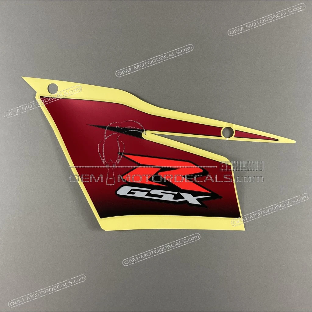 Suzuki GSXR750 Seitenverkleidungs-Grafik linke Seite OEM 6869515J40AX3