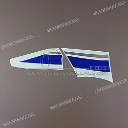 Side cowling decals set, left side