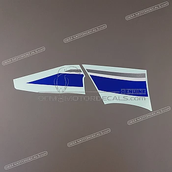 Side cowling decals set, left side
