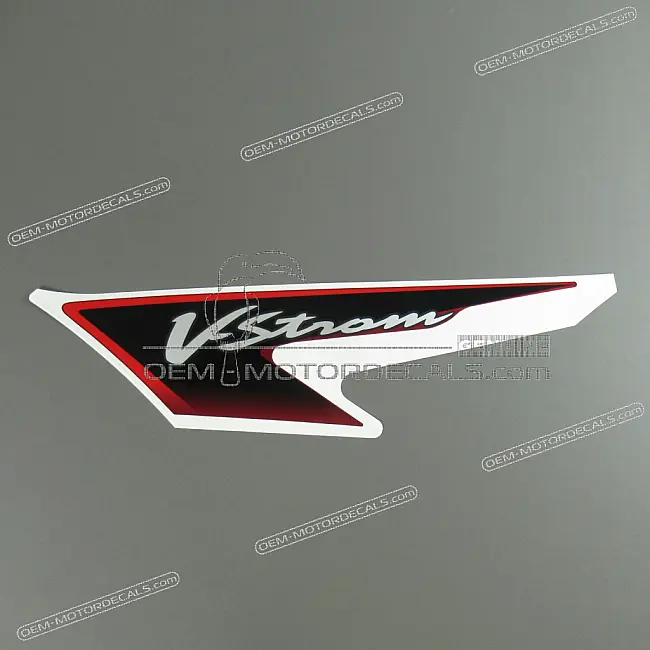 Suzuki DL650 V-Strom Pegatina Carenado Lateral Izquierdo OEM 6869527G10DTG Adhesivo de Fábrica