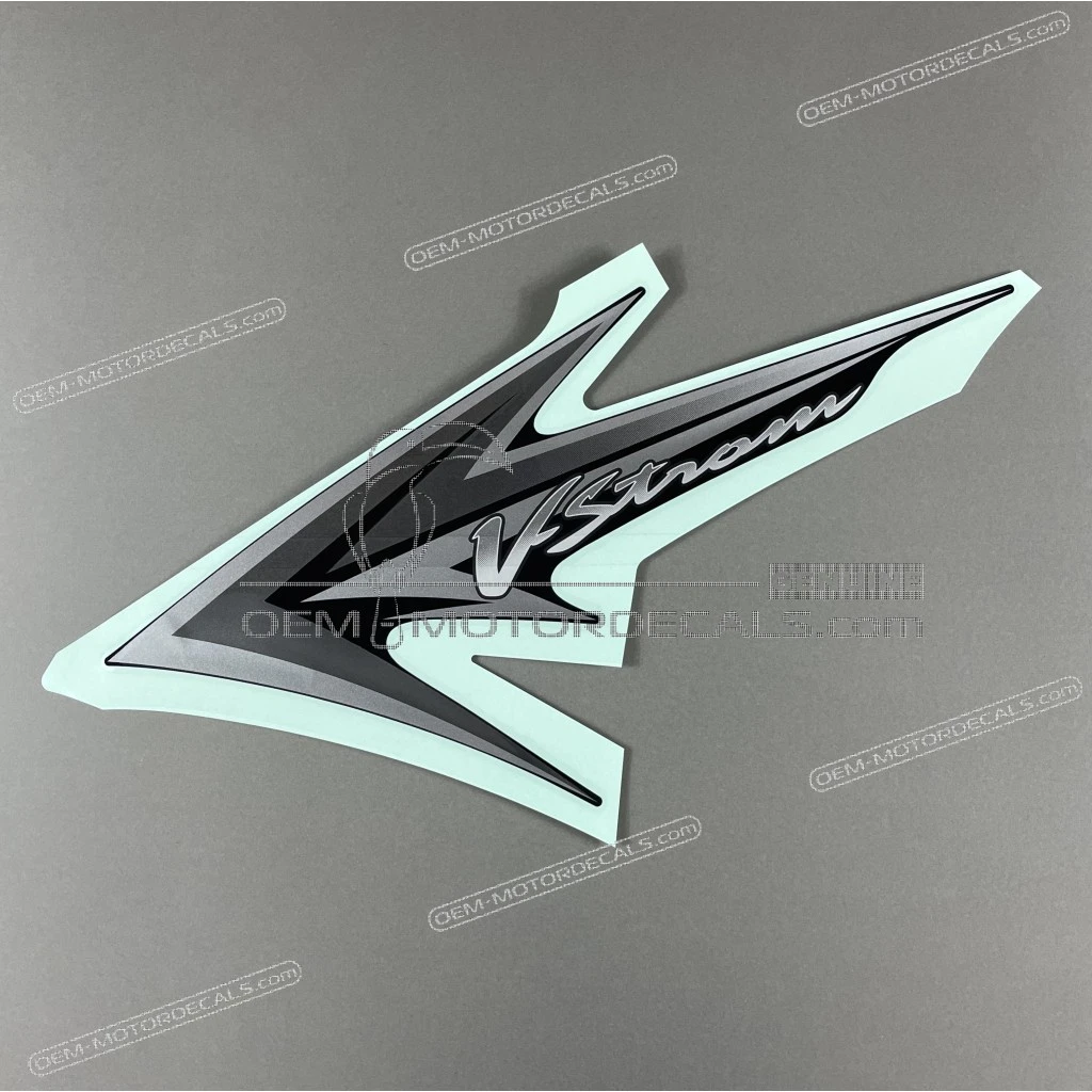 Suzuki DL650 V-Strom Adesivo carenatura laterale V-STROM sinistro OEM 6869527G20GPK
