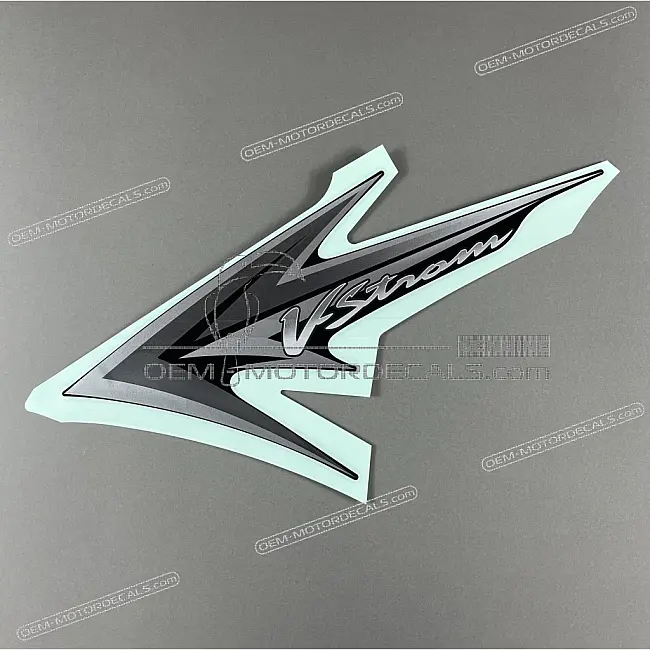Suzuki DL650 V-Strom V-STROM side cowl graphic left side OEM 6869527G20GPK