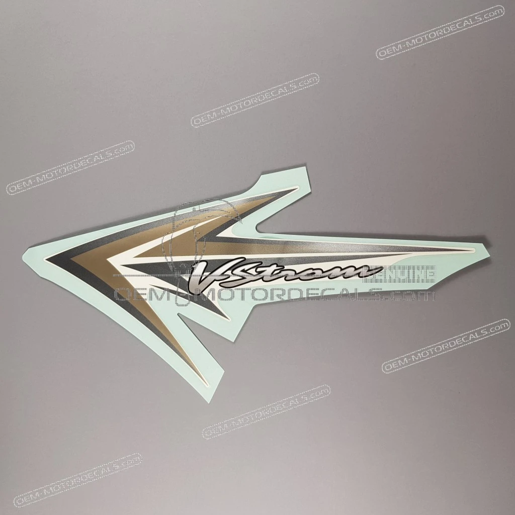 Autocollant de flanc de carénage Suzuki DL650 VSTROM Côté Gauche OEM 6869527G21HND